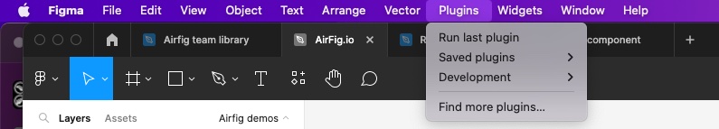 find plugin in figma app